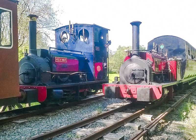 First passenger train crossing at Llangower for over 25 years