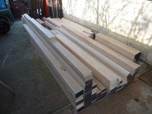 Timber for the new Directors Saloon