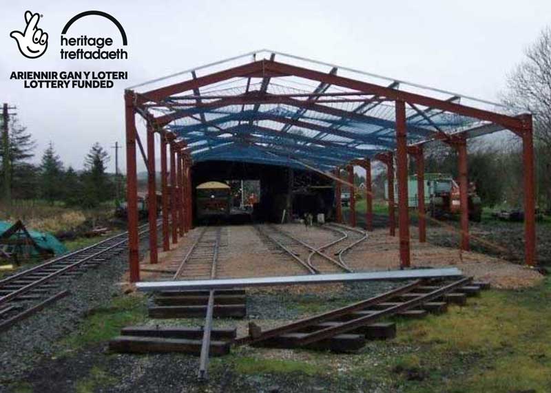 Heritage Lottery funded carriage shed and interpretation centre