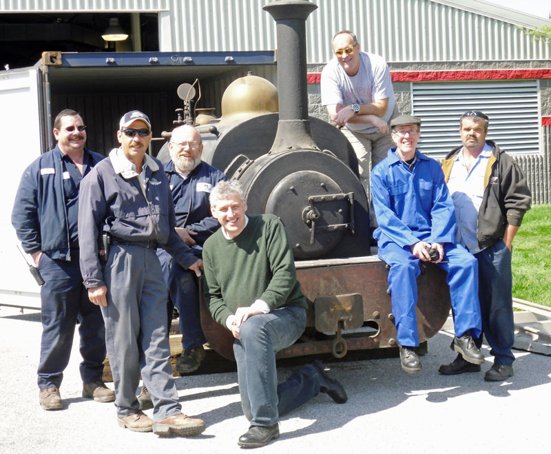 The wonderful team of helpers from the Indianapolis Motor Speedway