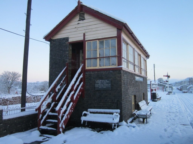 The Signalbox in winter