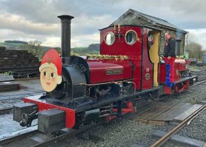 Maid Marian and Alice ready to haul our Santa trains