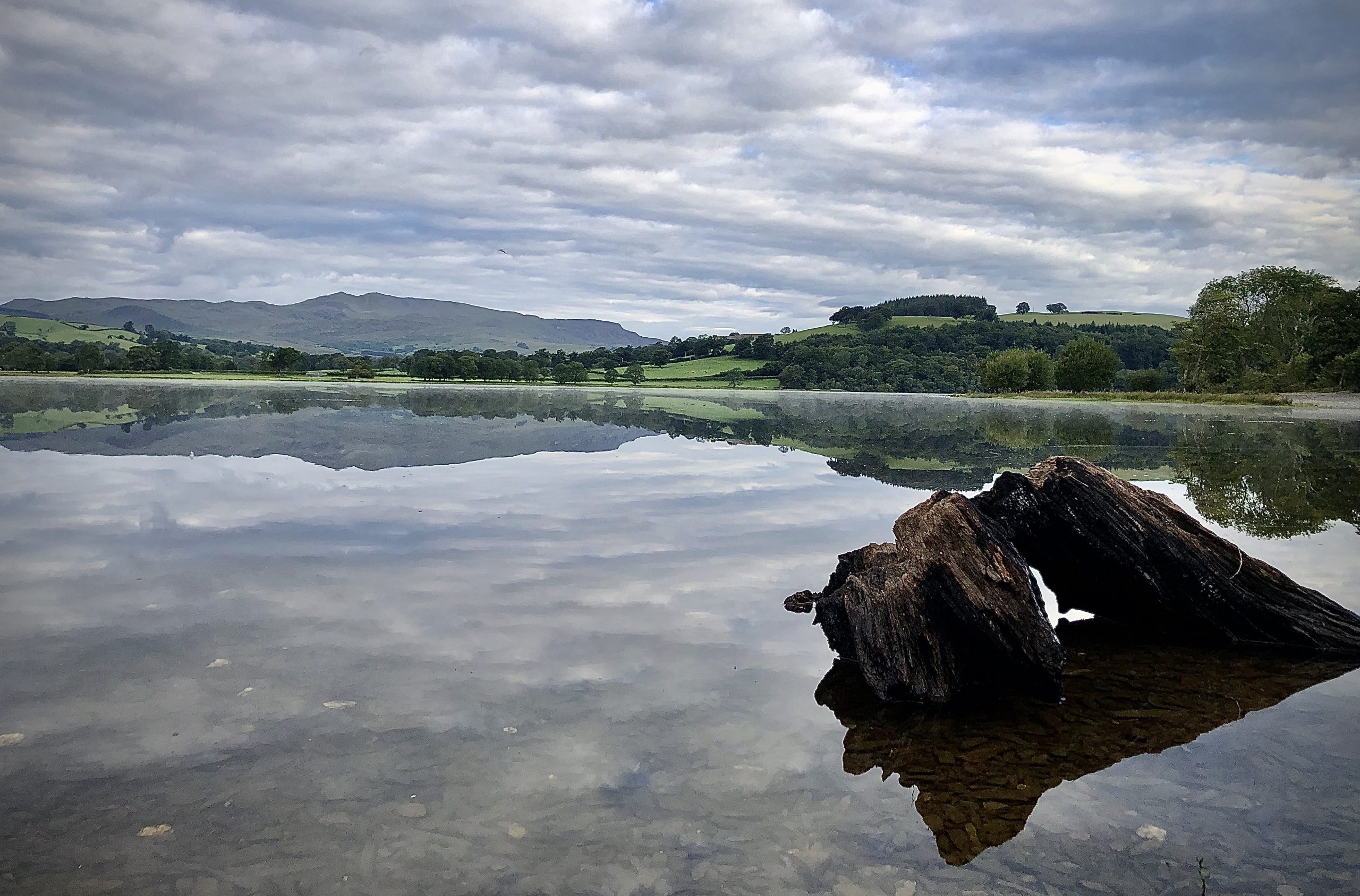 Bala Lake in the evening at Llangower