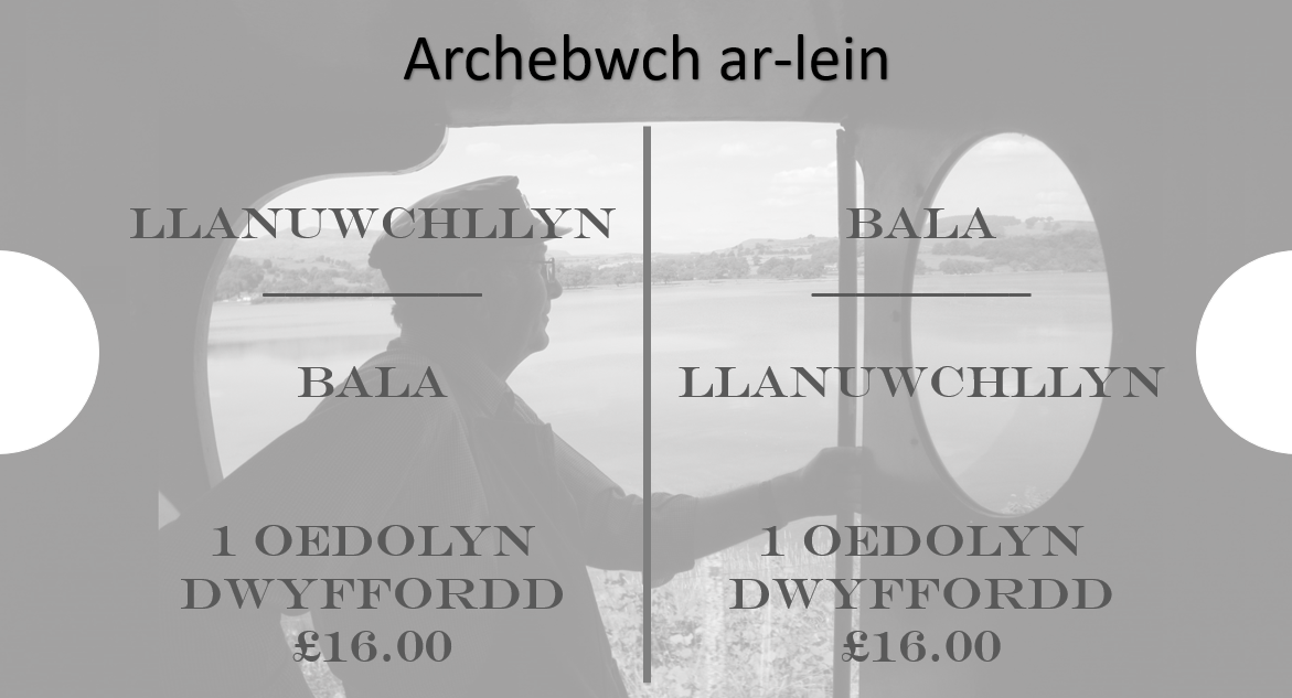 Cliciwch yma i archebu eich tocynnau nawr