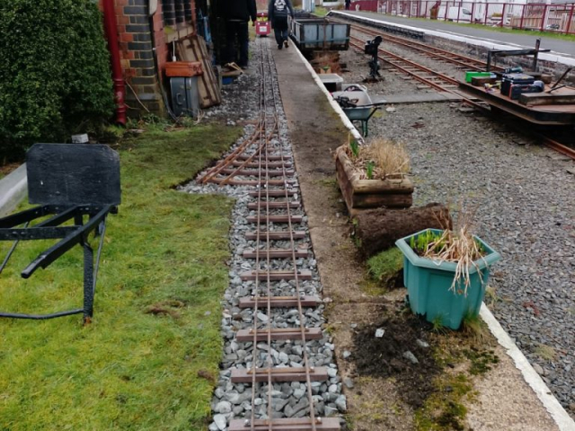 Extending the miniature railway, Feb 2026